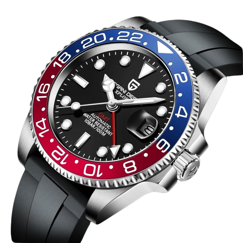 Poséidon Nautilus GMT Caoutchouc