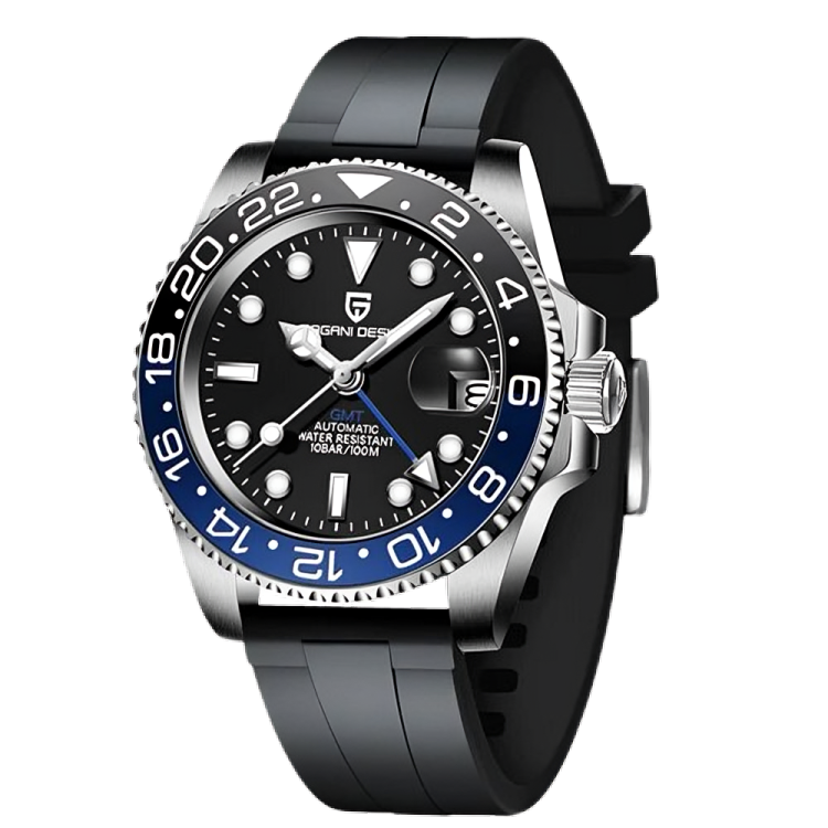 Poséidon Nautilus GMT Caoutchouc