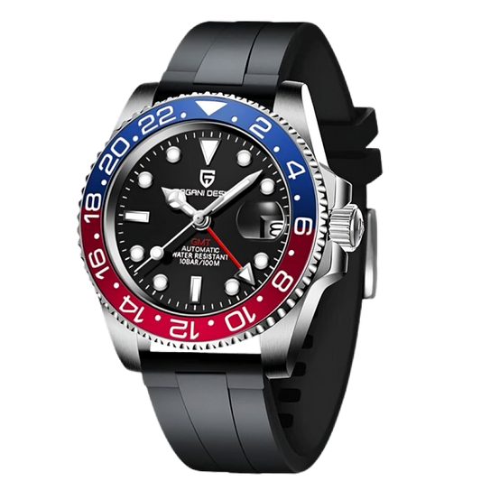 Poséidon Nautilus GMT Caoutchouc